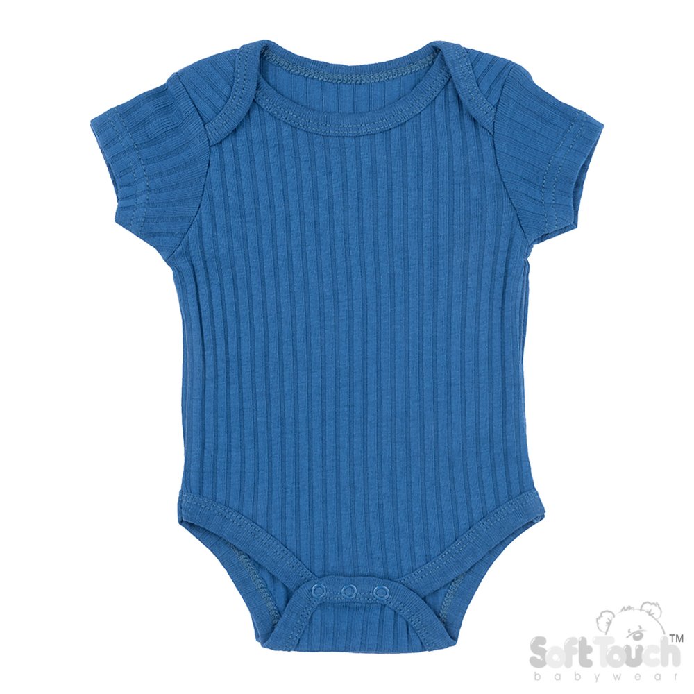 BS4600-AZ: Azure Ribbed Bodysuit (0-3 Months) BS4600-AZ: Azure Ribbed Bodysuit (0-3 Months)